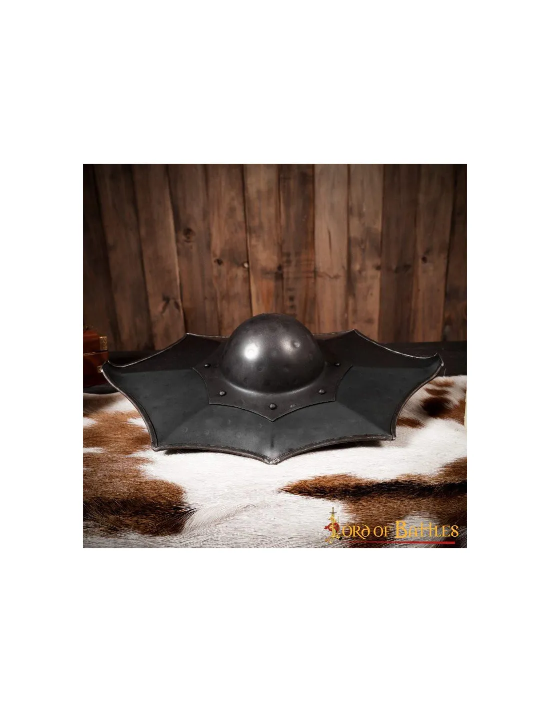 Escudo esgrima histórica Talhoffer Dark Buckler