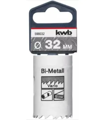 KWB Acc. Corona HSS BIM 8% Cobalto para metal y inox D.32mm