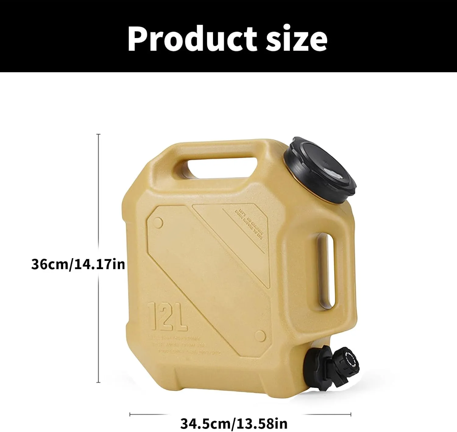 Zxfdsfdbnm Portaagua con gran capacidad con espiga durabilidad almacenamiento de agua para exterior y excursión en coche
